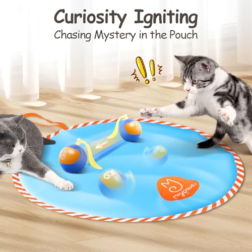 Jouet interactif pour chat premium MystiChaser de haute qualité - 3