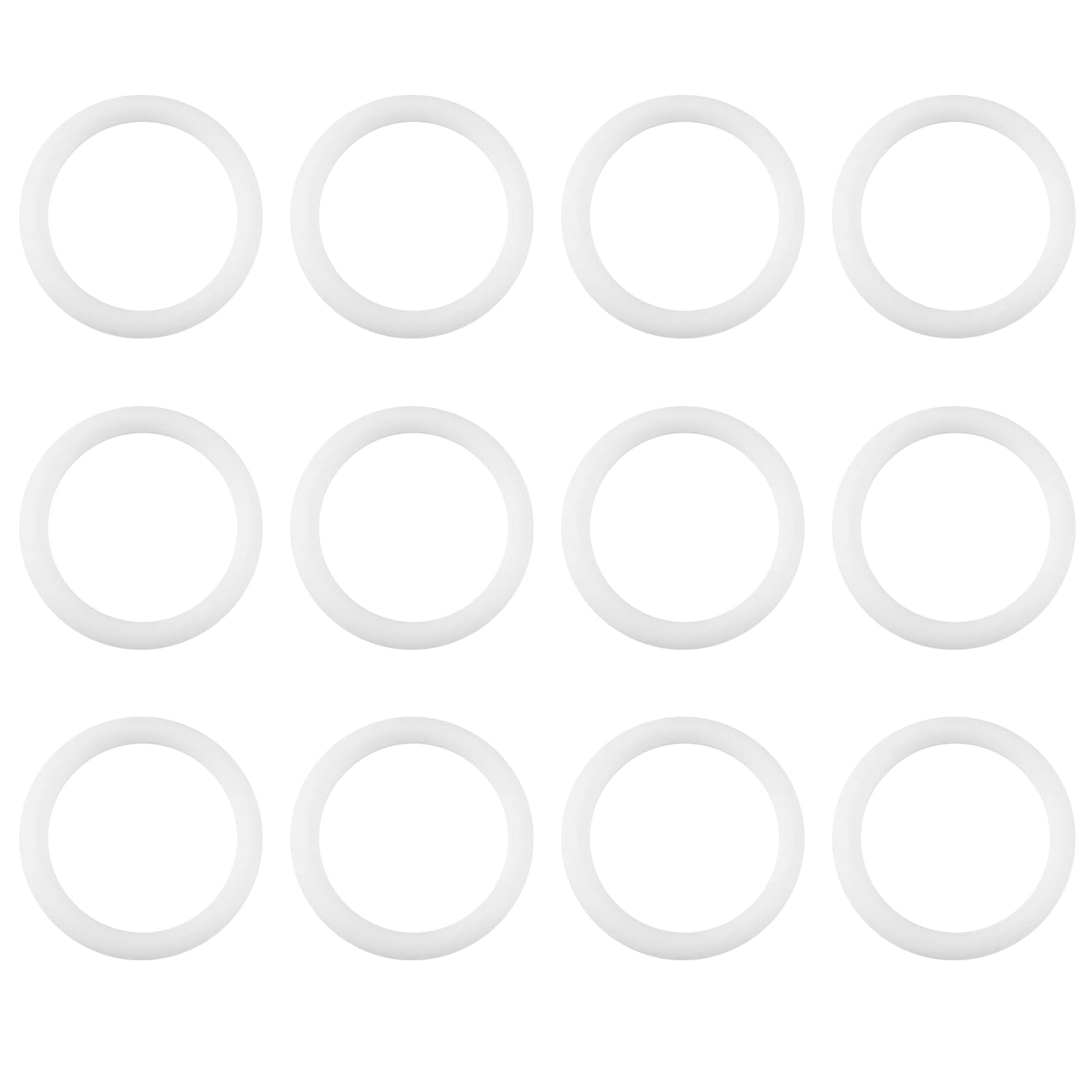 12 Stück Transparente Schnuller Adapter,Baby Silikonring Schnullerhalter,Schnullerkette Silikonring,O-Ringe Baby-Schnuller-Clips,Weicher Ring Adapter Clip,Für Show Oder Geburtstagsgeschenk,Kiuiom