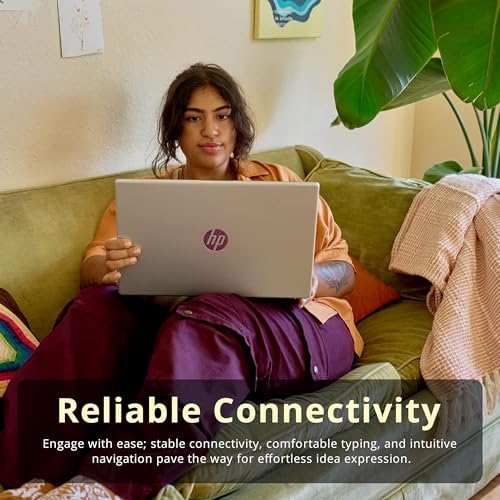 Image of HP 15.6 inch HD Touchscreen Laptop, Intel i3-1315U, 8GB RAM, 416GB Storage(256GB SSD + 160GB Docking Station Set), Intel UHD Graphics, Full Size Keyboard, HD Camera, Wi-Fi 6, Windows 11, Silver