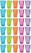 Produktbild idea-station Kunststoff-Becher 30 Stück, 350 ml, bunt, farbig, mehrweg, bruchsicher, stapelbar, Party-Becher, Plastik-Becher, Mehrweg-Becher, Wasser-Gläser, Trink-Gläser