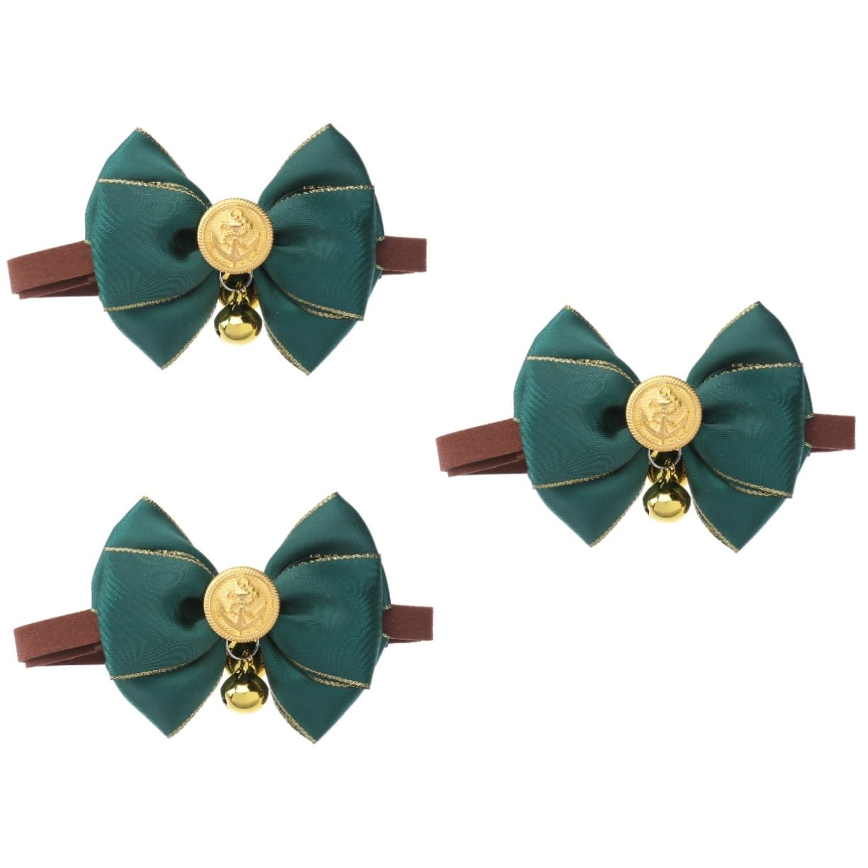 Collier pour animaux BESPORTBLE lot de 3 avec nœud papillon et clochette pour chiot