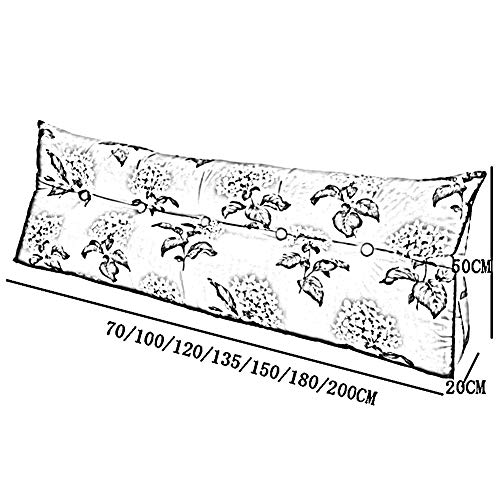 Tête de lit coussin de chevet déhoussable et lavable grand format 180cm