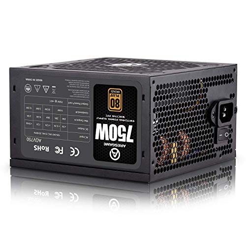 ARESGAME 750W Power Supply Semi Modular 80+ Bronze PSU (AGV750) - Thumbnail 4