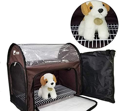 YEAKOO Pet Hair Drying Box, Portable Pet Dry Room dogs cat Hair Dryer Clean Grooming House Bag Folding Cage Travel Bag or Cats Dogs