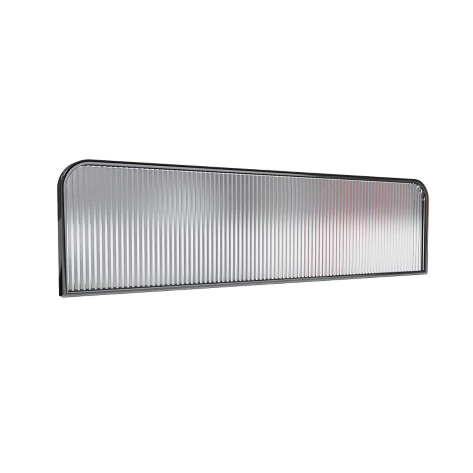 KLGFBDC Dividers for Dining Areas, Restaurant Striped Glass Decorative Partitions Grille, Semi-Privacy Bar 30/50cm Low Fence Desk Divider (Color : Black-A, Size : 50x120cm)