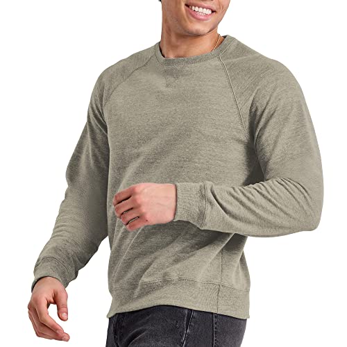 Hanes Originals Men's French Terry Sweatshirt, Tri-Blend Crewneck Sweatshirt for Men3