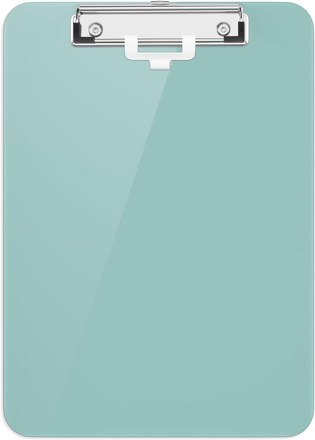Hongri Plastic Clipboard with Pen Holder, Green 8.5x11 Clip Board