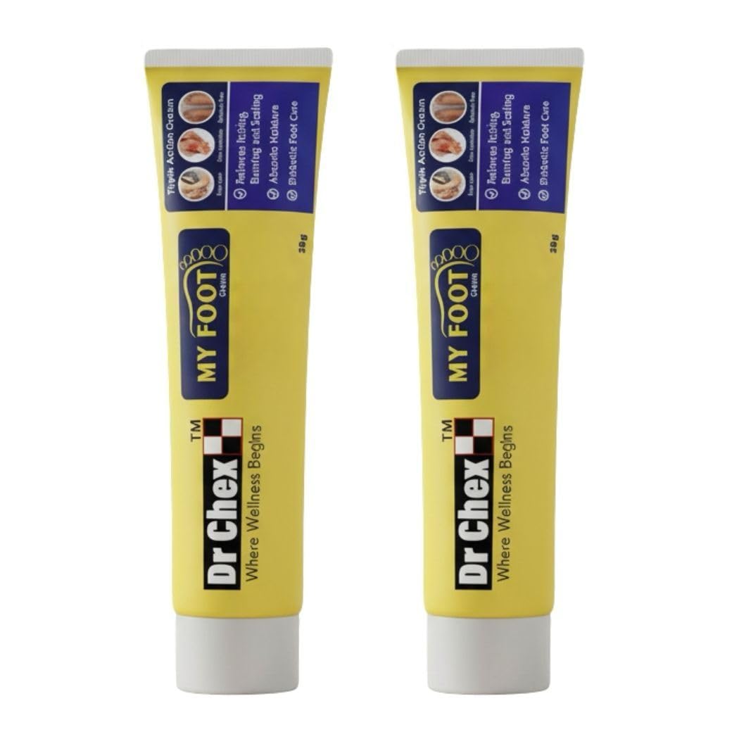My Foot Cream, Triple Action Formula, for Itching, Burning, Scaling and Diabetic Foot Care, 30g, Pack of 2-picture-53