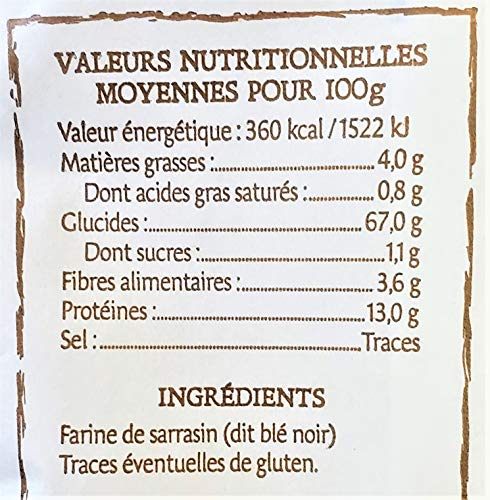 Treblec Farine de Sarrasin French Imported Buckwheat Flour (2 Pack, Total of 4.4lbs) image 4