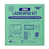 AYNOP Uno Starter Kit with Genuine Arduino UNO R4 Minima EK & 36+ Components Including Sensors, AI Assistant UNOBOT, 16x2 I2C LCD, Basic Electronics Course & More