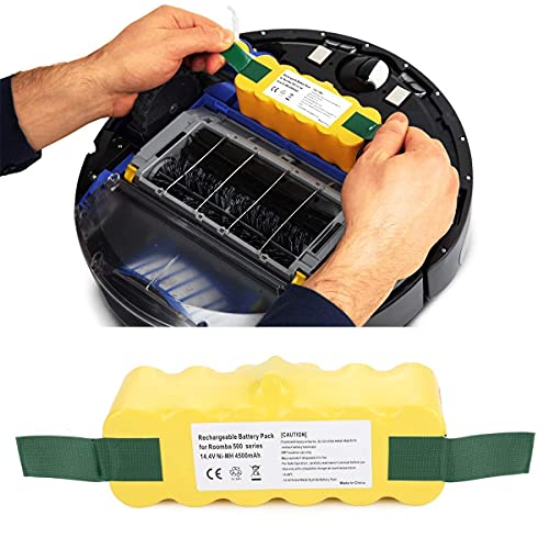 Antrobut 4500Mah 14.4V Ni-Mh Replace Battery For Irobot Roomba R3 500 600 700 800 900 Series Robot Vacuum Cleaner (With Roomba Replacement Parts) #TOP5