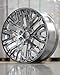 OE Wheels CV37 22 Inch Rims Fit Sierra 1500 Style 6x139.7 22x9 Chrome - Hollander 5906 (Set of 4)
