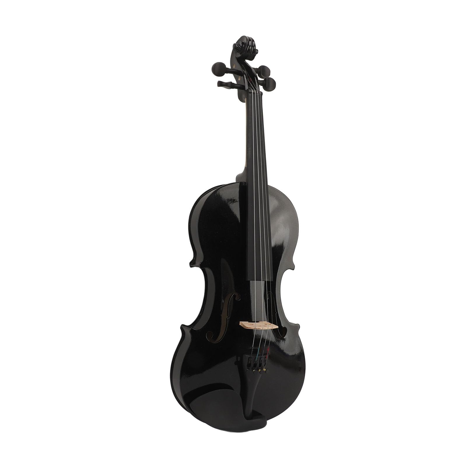 Asixxsix Violino Acustico 4/4 a Grandezza Naturale per Principianti Adulti, Kit Iniziale di Violino in Legno Massello di Tiglio con Custodia Rigida, Archetto, Colofonia, Poggiaspalla, Accordatore,