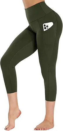 GAYHAY High Waist Yoga Pants with Pockets, Leggings for Women Tummy Control Compression Workout Leggings for Women