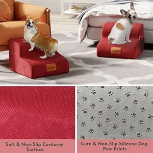 Dog-Stairs-2-Step-Foam-Dog-Steps-for-Couch-Non-Slip-Pet-Steps-with-Waterproof-Cover-Pet-Stairs-for-Small-Dogs-with-OldInjured-Dog-Ramp-with-Pocket-Send-A-Pet-Hair-Remover-118-H - Cucciolini Doodles   Dog-Stairs-2-Step-Foam-Dog-Steps-for-Couch-Non-Slip-Pet-Steps-with-Waterproof-Cover-Pet-Stairs-for-Small-Dogs-with-OldInjured-Dog-Ramp-with-Pocket-Send-A-Pet-Hair-Remover-118-H