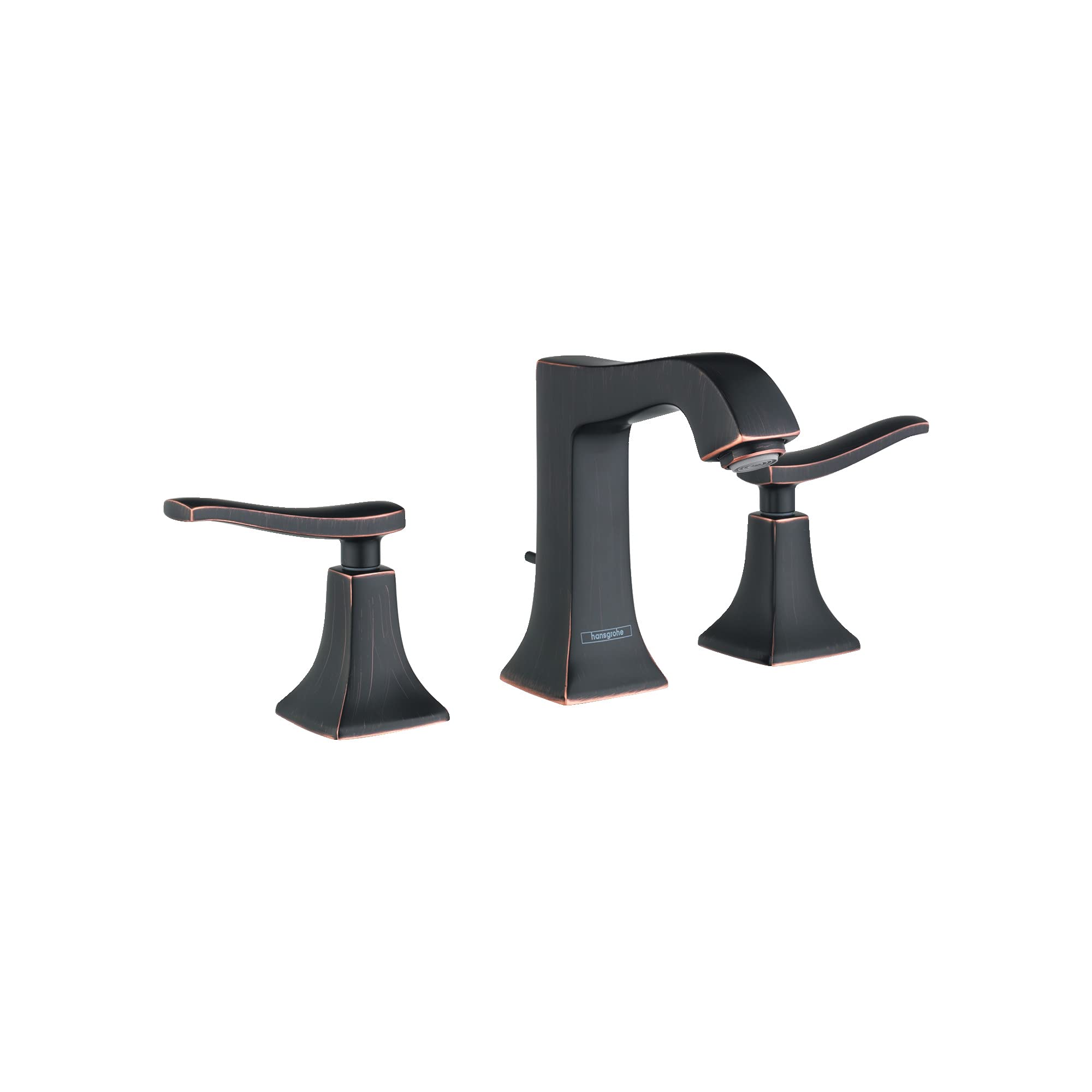 hansgrohe Metris C Classic Replacement Easy Clean 2-Handle 3 6-inch Tall Bathroom Sink Faucet in Rubbed Bronze, 31073921
