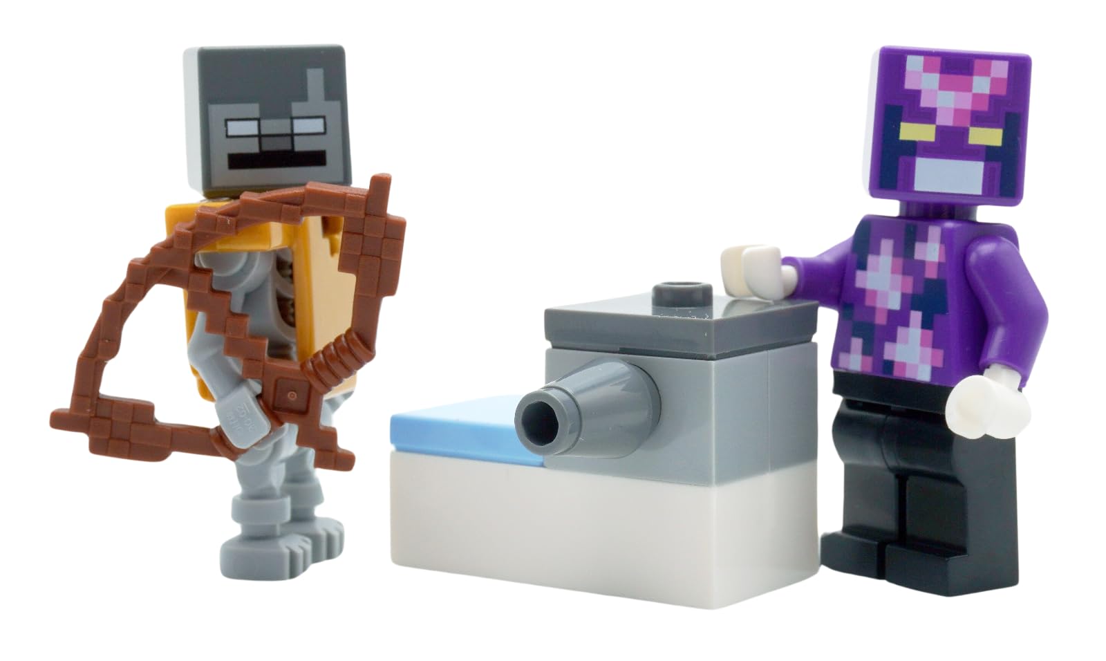 LEGO Minecraft Mini Set Crystal Knight Minifigure with Stray and Shooter, Mehrfarbig - Image 3