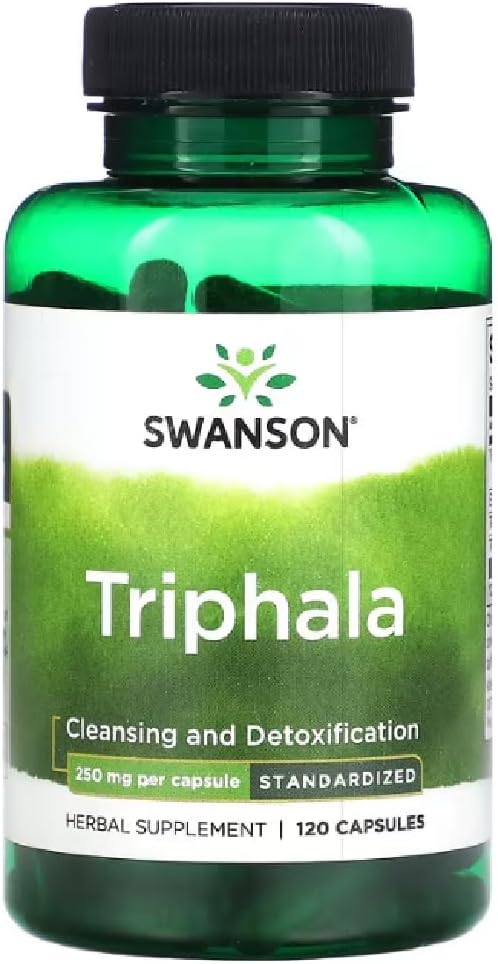 Swanson – Triphala, 250mg | Digestive Health and Detox Support – 120 Capsules