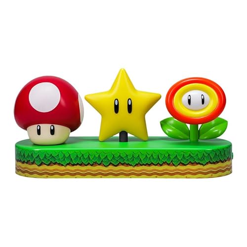 Super Mario Icon Light - Lampada da scrivania con licenza ufficiale Mario Brothers, decorazione per sala giochi e merchandising per ragazzi e ragazze, accessorio regalo per camera da letto - Gadget - Immagine 3