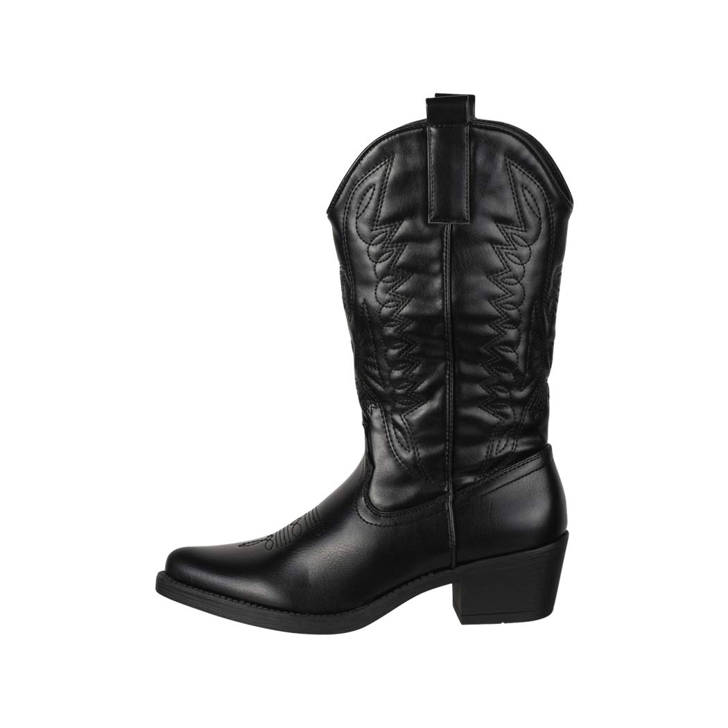 Elara Bottes Femmes de Cowboy Motard Chunkyrayan