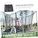 Happyyami Trampoline Replacement Wear-Resistant Enclosure for Various Trampoline Easy Installation Complete Fall for Outdoor Use