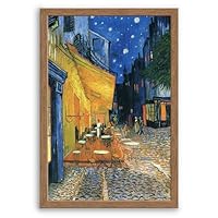 Amazon.co.jp: 阪画屋 ゴッホ 「夜のカフェテラス」 アートパネル