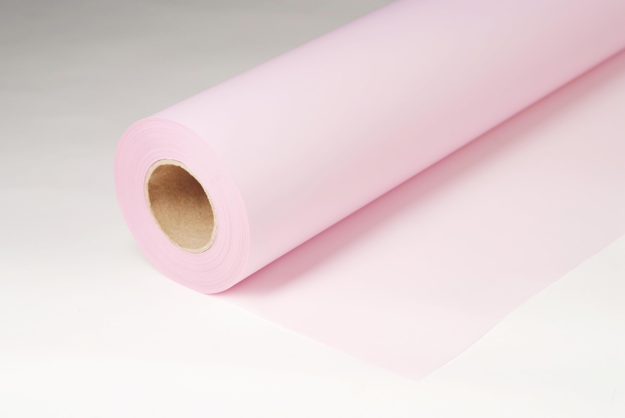 Cellophane Wrap Hamper Florist Film - 800mm Wide x 80m Long - 1 Roll - Pink | Wrapping Paper & Gift Wrap for Bouquets, Baskets & Hampers – Supplied On a Cardboard Core