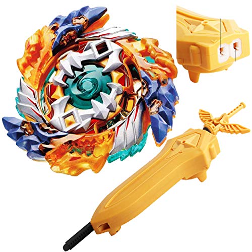 Bey Battle Burst Blade Evolution Turbo B-122 Booster Spryzen Geist Fafnir.8'God Bey LR Sword Launcher Handle Grip Kit Starter Set Gaming Tops Gyro Battling Top Lr Bey Launcher Spinning Toys Boy's Gift