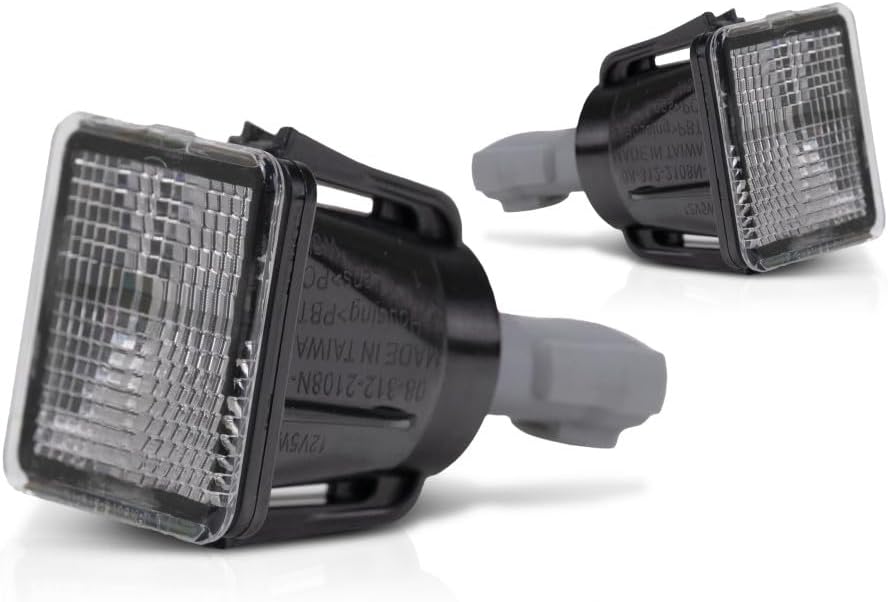 KarParts360 For Toyota Tacoma 2016-2023 License Plate Light Driver And Passenger Side | Pair | Rear | CAPA | With Bulbs | Replacement For TO2870101, TO2870101C | 812700C040