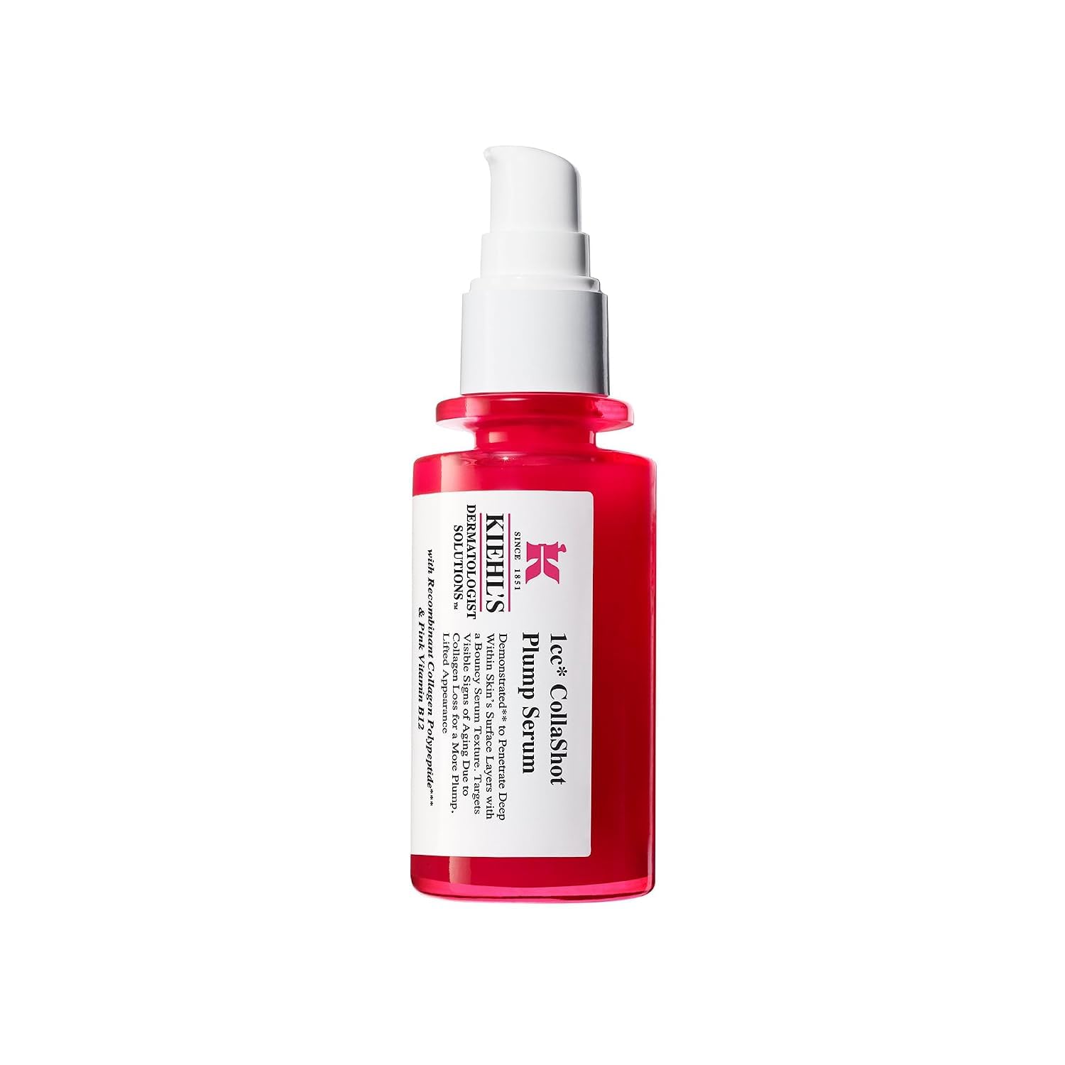 Kiehl's 1cc CollaShot Plump Serum, Anti Aging Collagen Serum, 30ml