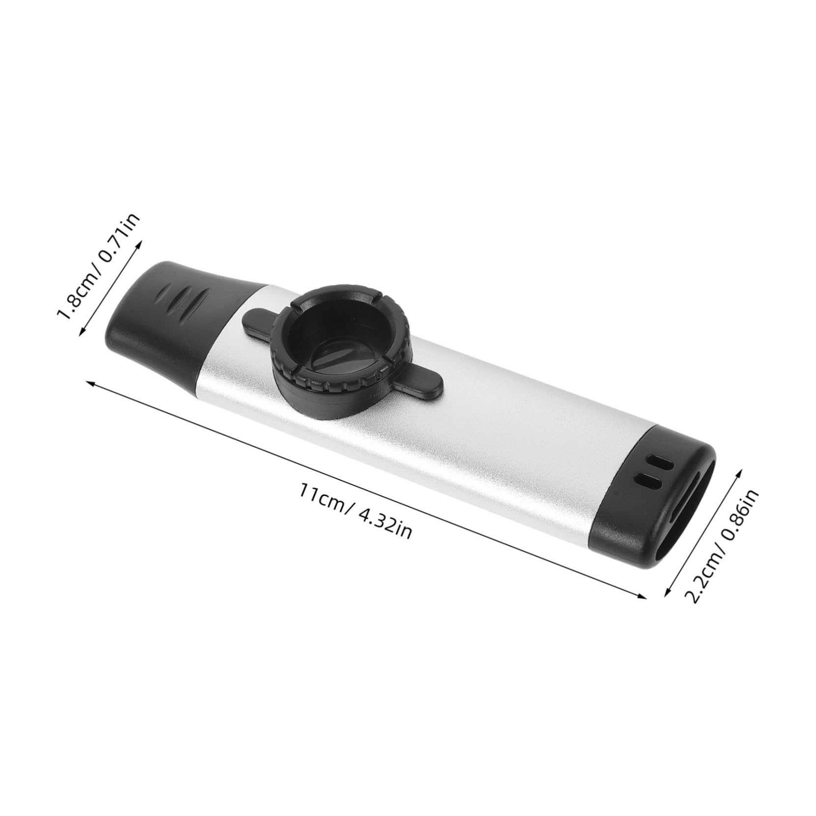ABOOFAN Kazoo-musikinstrument aus Metall Tragbar und Leicht für Anfänger Partys und Festival-auftritte mit Klaren Tönen für Musikliebhaber