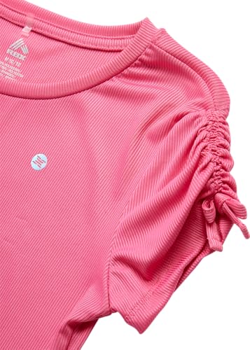 Image of RBX Girls Athletic Skort Set - 2 Piece Workout Set with Performance T-Shirt & Pleated Scooter Skirt, Girls Athletic Outfit