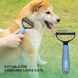 MYDAISY Hundebürste Unterwolle, Hundebürste Langhaar Unterwolle, Katzenbürste Langhaar, Hundekamm, Unterfellbürste Katze, Hunde Bürste, Unterfellbürste Hunde, Hundekamm Langhaar