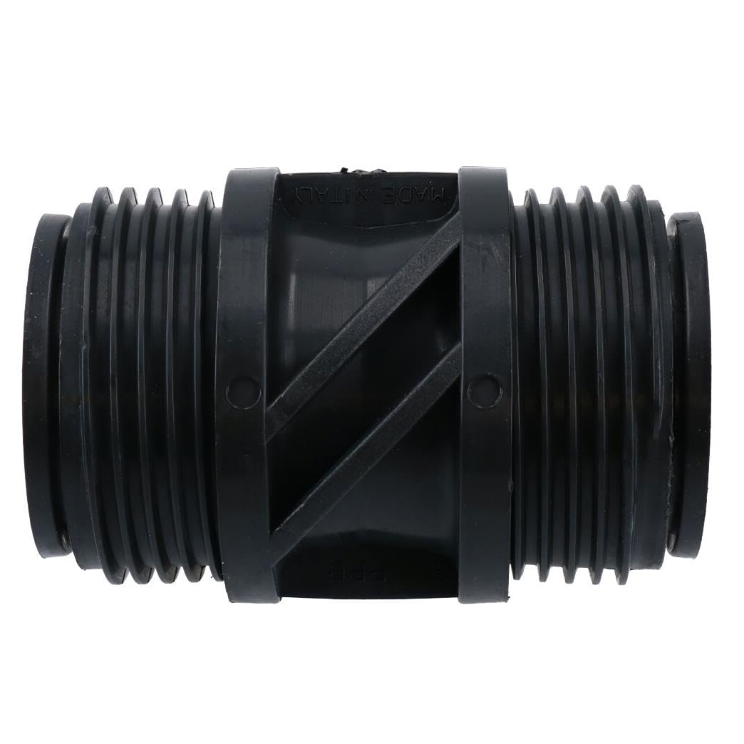 32 x 32mm MDPE Conector de acoplamiento de compresión de tubería recta 10PK