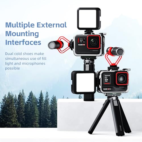 Image of Protective Metal Frame Case for Insta360 Ace /Ace Pro /Ace Pro 2 Action Camera Accessories (Metal Frame case for Insta360 Ace /AcePro) No Action Camera Included