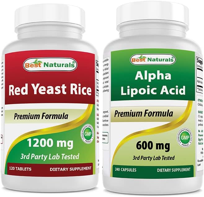 Best Naturals Red Yeast Rice Cholesterol Support 1200 mg