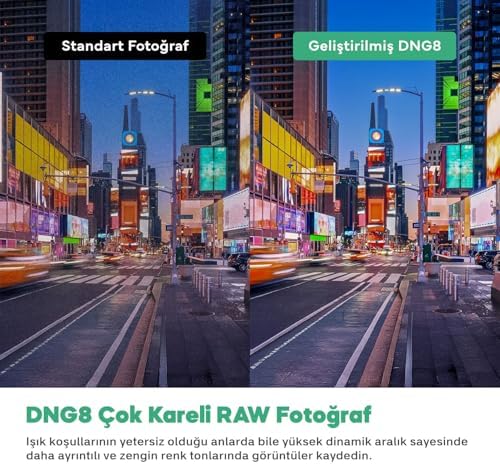 AKASO 360 Hava Koşullarına Dayanıklı 360 ° Aksiyon Kamerası Oluşturucu Combo - 5.7K 360 Video, 1/2 "48MP Sensörler, 72MP 360 Fotoğraf, 360-SuperSmooth, Dokunmatik Ekran, Görünmez Selfie Çubuğu, 360 ° - Görsel 7