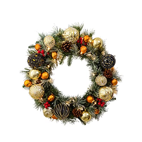 Couronne de noël à suspendre pour illuminer votre décoration de maison