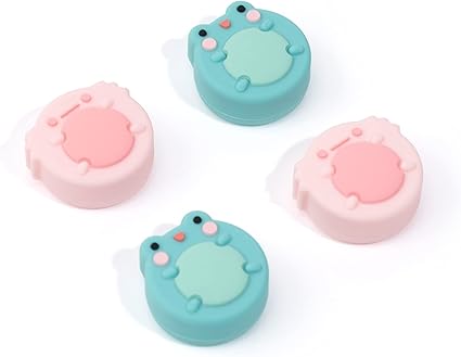 Zoopunk: Fast 5 Minuten spannender Gameplay und spektakuläre Kämpfe mit anthropomorphischen Tieren 9 GeekShare Cute Animal Theme Silicone Joycon Thumb Grip Caps,Compatible with Nintendo Switch/OLED/Switch Lite,4PCS - Frog & Axolotl