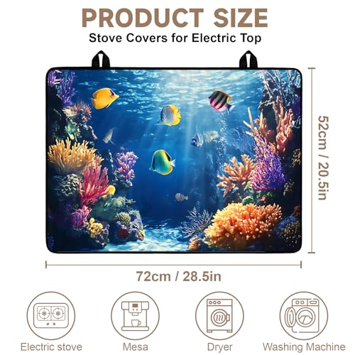Image of Stove Burner Covers Non-Slip Electric Cooktop Protector Mat (CH2064)