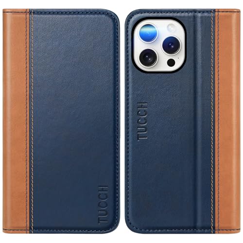 Coque iPhone 16 Pro Max avec blocage RFID et support portefeuille magnétique