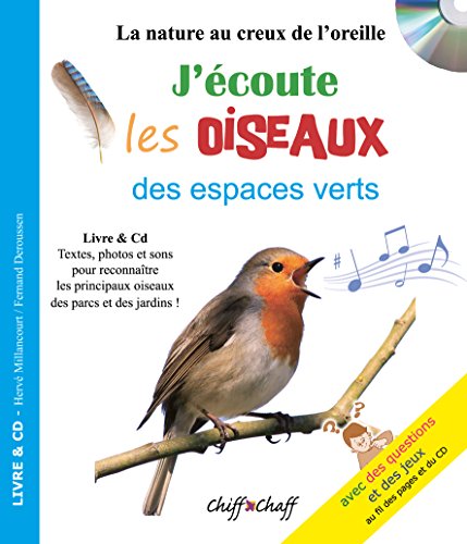 J'écoute les oiseaux des espaces verts (LIVRE+CD)