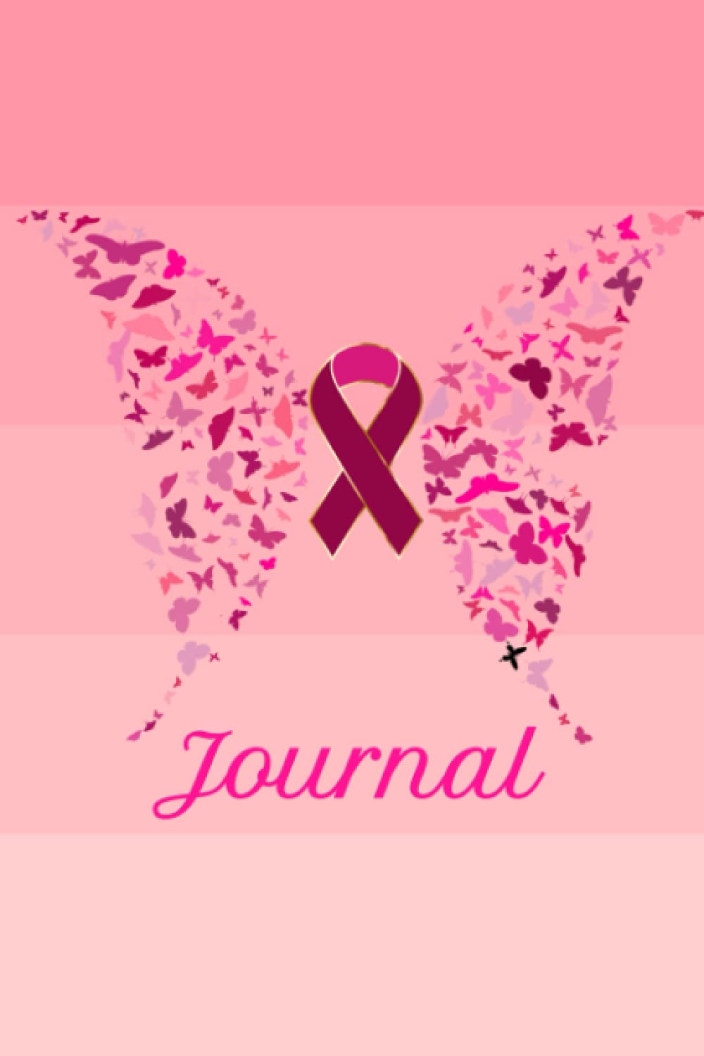 Breast Cancer Journal: Pink breast cancer journal for women to document their journey and daily feelings. Caring gift.