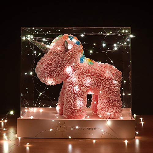 WangsCanis Unicorno di Rose Regalo per Fidanzata