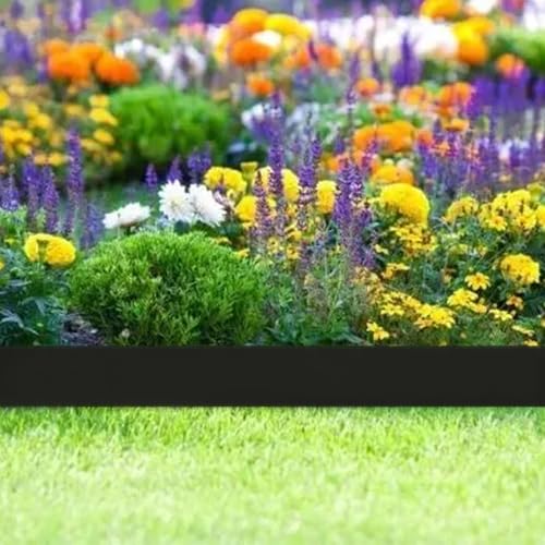 131FT Landscape Edging, 3 Inch Garden Edging Border with 200 Spikes, Flexible Lawn Edging for Landscape, Garden, Flower Beds, Lawn, Yard, Pathway, Paver Edge-Black by maebeacae - Image 7