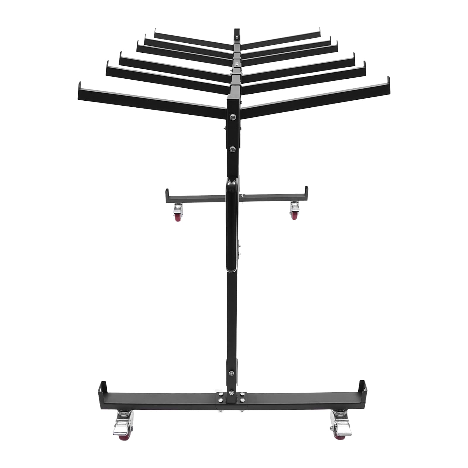 C-Juzarl - Carro de transporte para sillas plegables, 1 pieza, 164 x 84,5 x 114 cm, marco de silla plegable para hogar, lugares, restaurantes