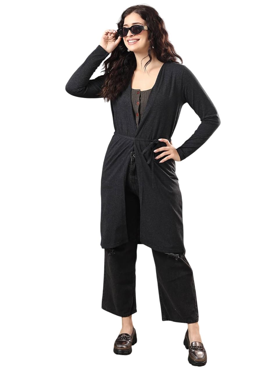 kotty Women's Solid Black Beauty Fullsleeve Moisture Wick Shurg-picture-32