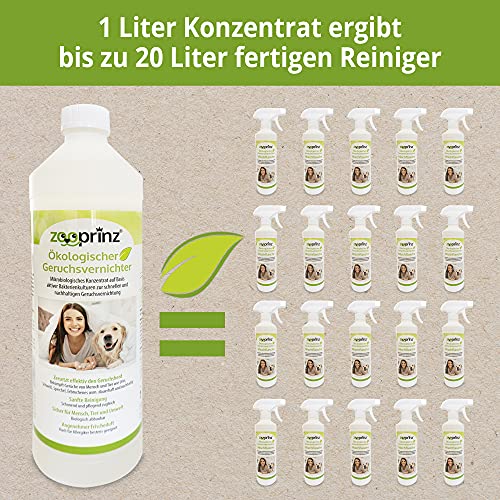 Geruchsneutralisierer Zooprinz Konzentrat für Haushalt und Tierhaltung
