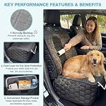 2-Pack Front Seat Covers for Dogs, Waterproof Car Seat Protectors - Image 4
