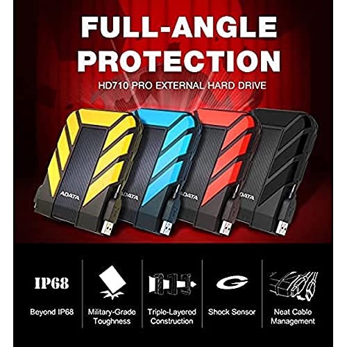 ADATA HD710 Pro - 5 TB, externe harde schijf met USB 3.2 Gen.1, IP68-beschermingsklasse, zwart, duurzaam, waterdicht en… - Image 7